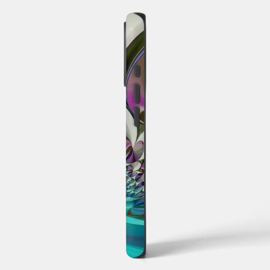 美しい天使のような紫とシアンの抽象的なプリント Case-Mate iPhoneケース (裏面 / 左)