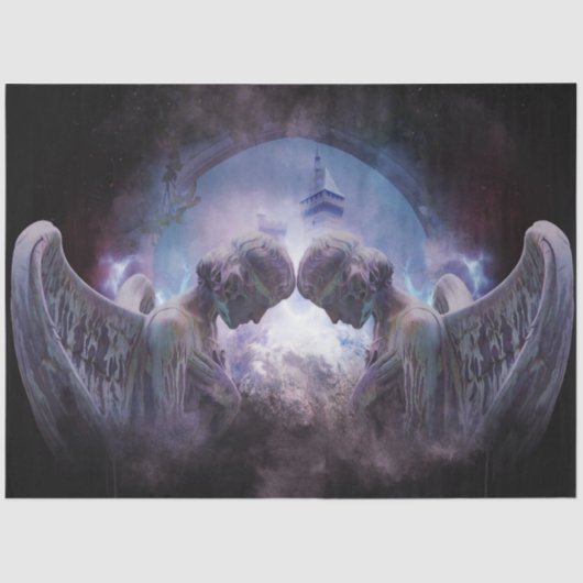 美しい天使のデコパージュ 薄葉紙 (正面)