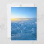 美しい天使の女の子 ノートカード (裏面)