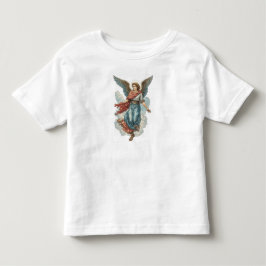 美しい天使の子供用クリスチャンTシャツ トドラーTシャツ