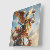 美しい天使の時代 スクエア壁時計 (傾斜)