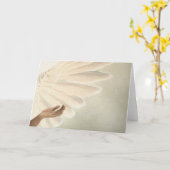 美しい天使の翼 – 気にs & Calm カード (黄色い花)