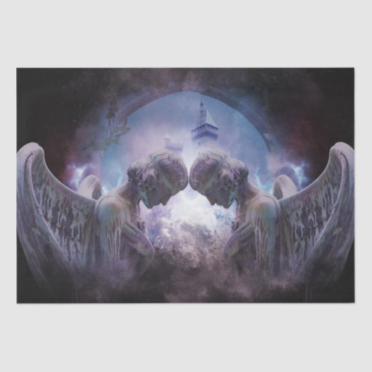 美しい天使デコpage 15x20 薄葉紙 (正面)