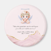 美しい天使バプテスマ好意の冷蔵庫マグネット マグネット (正面)