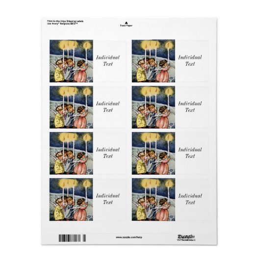 美しい天使 ラベル (フルシート)