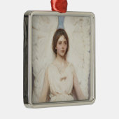 美しい天使（Abbott Handerson Thayer著） メタルオーナメント (右)