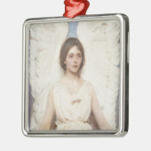 美しい天使（Abbott Handerson Thayer著） メタルオーナメント (左)