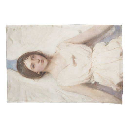 美しい天使（Abbott Handerson Thayer著） 枕カバー (正面左)