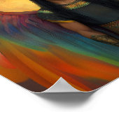 美しい天気案内虹の翼 ポスター (角)