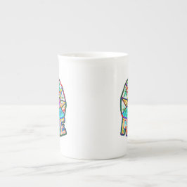 美しい太陽が昇る～高揚感のあるメッセージグラフィック ボーンチャイナマグカップ