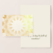 美しい太陽の光 箔カード (ディスプレー)