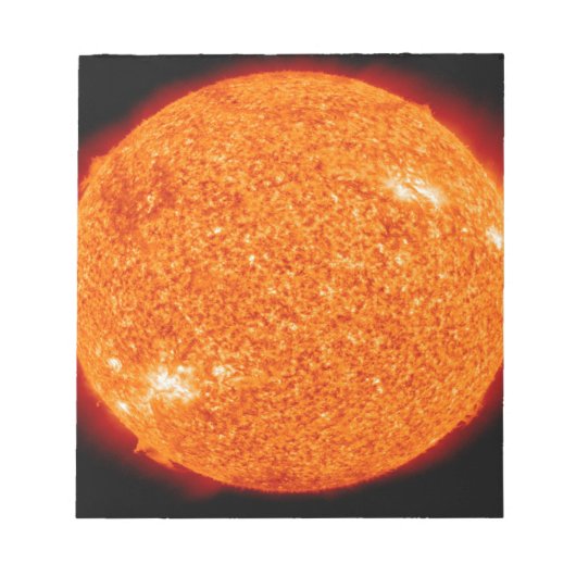 美しい太陽の近景 ノートパッド (正面)