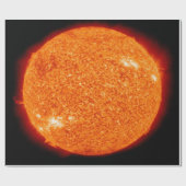 美しい太陽の近景 ラッピングペーパー (フラット)