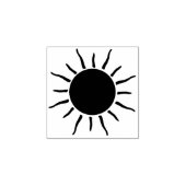 美しい太陽スケッチ漫画 ラバースタンプ (インプリント)