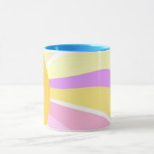 美しい太陽絵を描抽象芸術 マグカップ (中央)