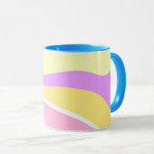 美しい太陽絵を描抽象芸術 マグカップ (正面右)