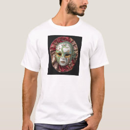 美しい女の子のカーニバルマスク Tシャツ