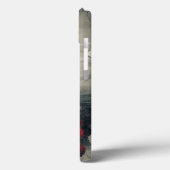 美しい女の子のデザインと黒HoodiPhone Case-Mate iPhoneケース (裏面 / 左)