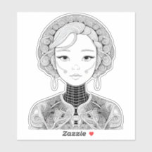 美しい女の子のボホスタイル