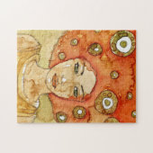 美しい女の子のポートレート ジグソーパズル (横)