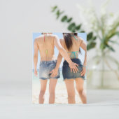 美しい女の子の友達 ポストカード (スタンド正面)