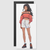 美しい女の子スポーツアニメ (正面/裏面)