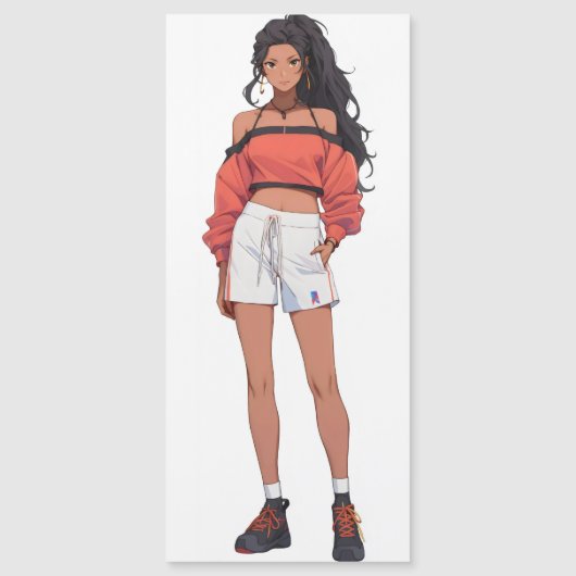 美しい女の子スポーツアニメ (正面)