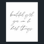 美しい女の子、あなたは懸命事ができる ポスター<br><div class="desc">美しい女の子、あなたは懸命事ができる</div>