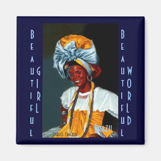 美しい女の子、美しい世界磁石 マグネット