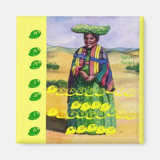 美しい女の子，美しい世界，ナミビア マグネット