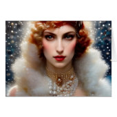 美しい女性と白いすべての行事挨拶 (正面横)