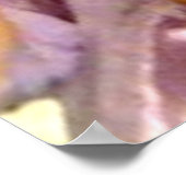 美しい女性のカラー写真のポートレート ポスター (角)