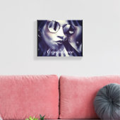 美しい女性のキャンバスウォールアート写真。 キャンバスプリント (インサイチュ (リビング))