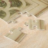 美しい女性のポートレート芸術 ジグソーパズル (側面)