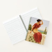 美しい女性のポートレート芸術 ノートブック (内部)