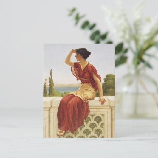 美しい女性のポートレート芸術 ポストカード (スタンド正面)