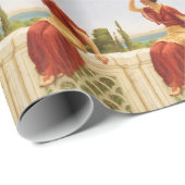 美しい女性のポートレート芸術 ラッピングペーパー (ロールコーナー)