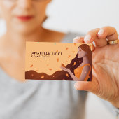 美しい女性の秋の表現 |フェミニン | 名刺