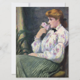 美しい女性の花の香り（空想） カード