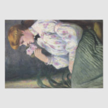 美しい女性の花の香り（空想）