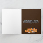 美しい女性の豪華な誕生日 カード (内部)