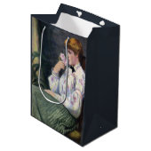 美しい女性の香りフローラの香り、花 ミディアムペーパーバッグ (正面アングル)