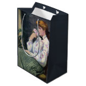 美しい女性の香りフローラの香り、花 ミディアムペーパーバッグ (裏面アングル)