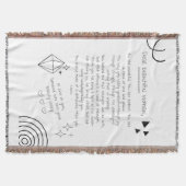 美しい女性への手紙 スローブランケット (正面)