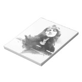 美しい女性アルゲリッチ ノートパッド (回転)