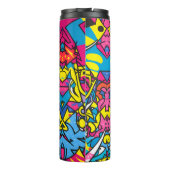 美しい女性ウォールアートグラフィティ タンブラー (裏面)