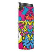 美しい女性ウォールアートグラフィティ タンブラー (回転右)