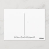 美しい女性カラスプラッシュ1916湖で泳ぐ ポストカード (裏面)