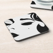 美しい女性コースター コースター (左側)