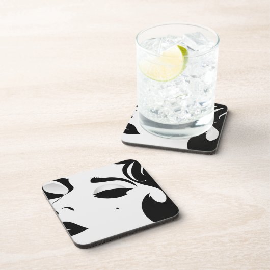 美しい女性コースター コースター (右側)